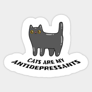 Cat Antidepressant Sticker